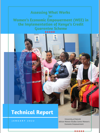 Assessing What Works for Women's Economic Empowerment (WEE) in the Implementation of Kenya's Credit Guarantee Scheme.
