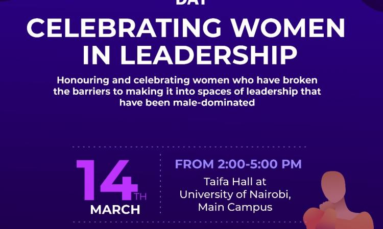 Celebrating Women in Leadership flier