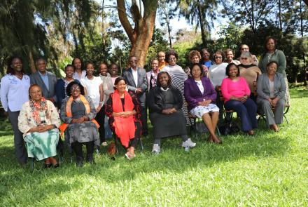 Participants at the final project report review meeting