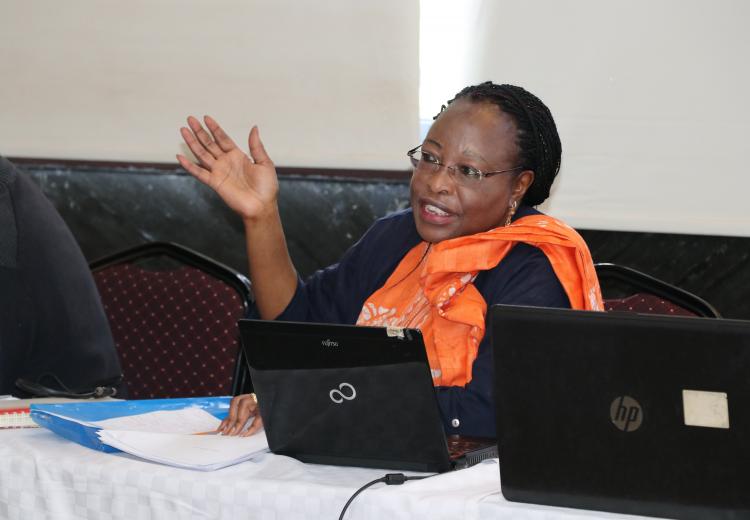 Prof. Regina Kitiabi presents review on the AGPO report