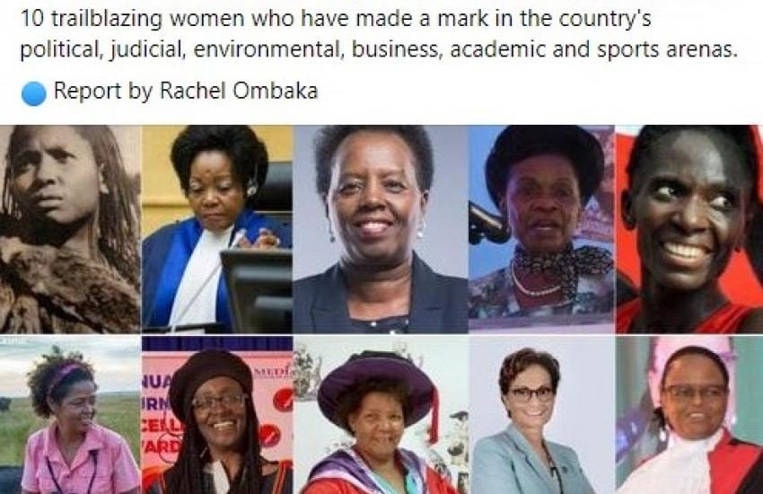 Other women mentioned in the Africa Report article 