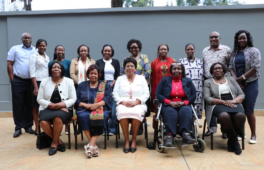 Group photo of all participants during meeting