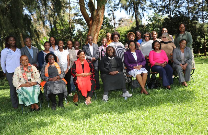 Participants at the final project report review meeting
