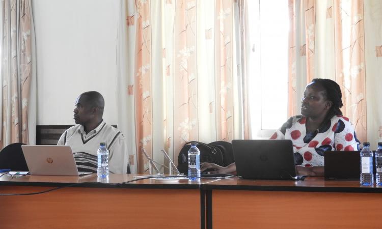 Ms. Ayoo Odicoh makes speaks on Climate Change project