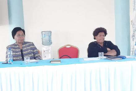 Prof Margaret Kobia during Climate Change, Environment, and Biodiversity Technical meeting 