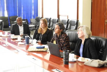 WEE Hub team in discussion with Researchers from the University of Maryland