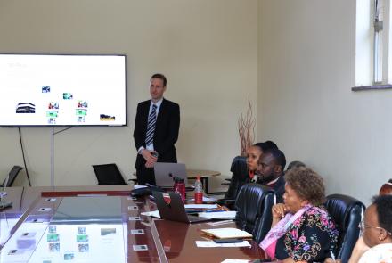 Participants during meeting