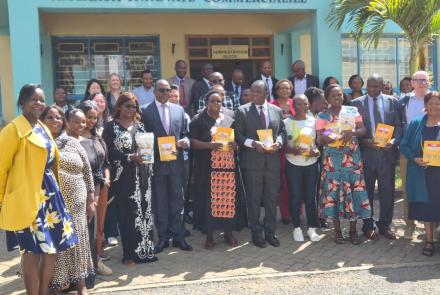Group photo of participants at the Learning visit